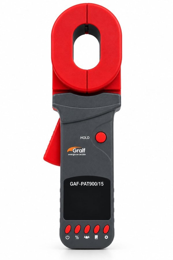 Pinza de medición de puesta a tierra Gralf GAF-PAT900/15
